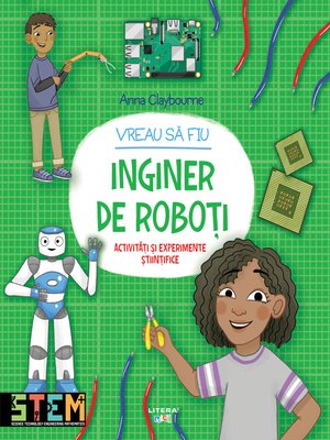 cover image of Vreau sa fiu inginer de roboti
